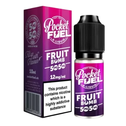 Fruit Bomb 50/50 E-Liquid by Pocket Fuel (10ml) - 18mg