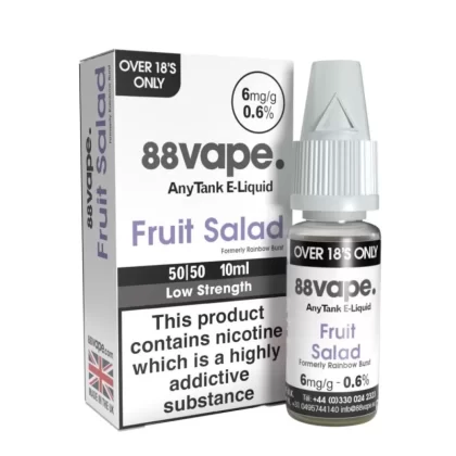 Fruit Salad (Rainbow Burst) E-Liquid Anytank Series by 88vape (10ml) - 3mg