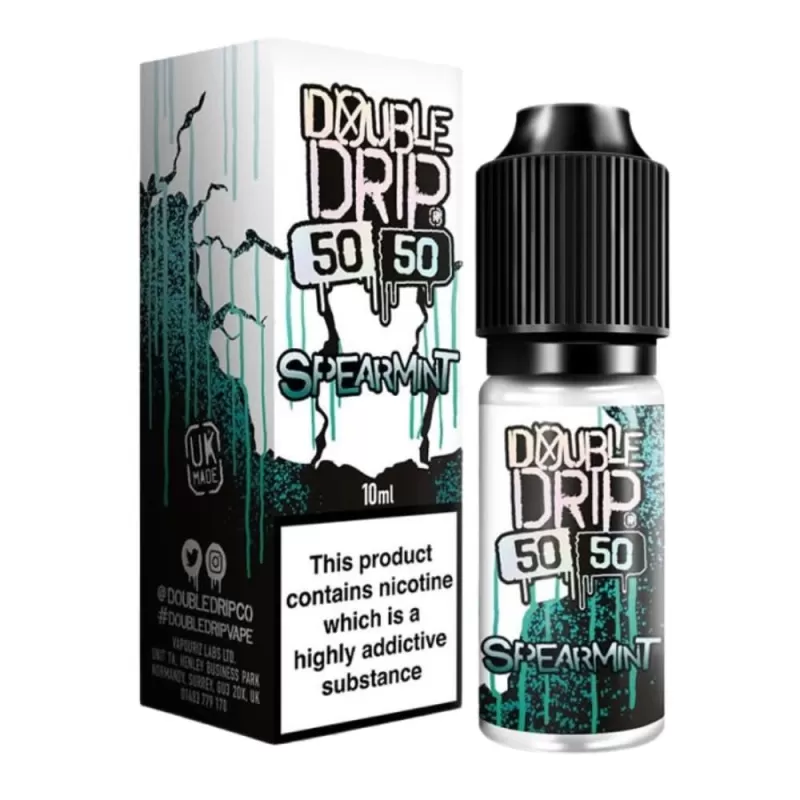 Spearmint E-Liquid 50/50 Series by Double Drip (10ml) - 12mg