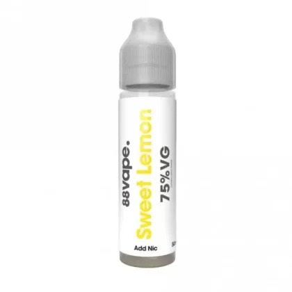Sweet Lemon (Lemon Sherbet) Shortfill E-Liquid by 88vape (50ml) - 0mg