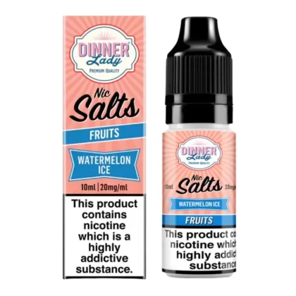 Watermelon Ice Nic Salt E-Liquid by Dinner Lady (10ml) - 5mg
