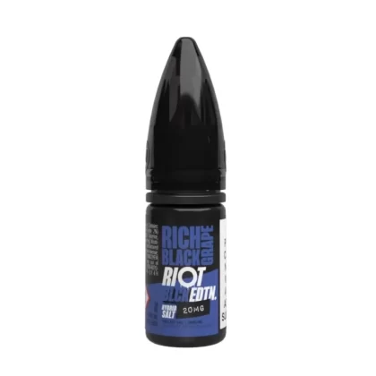 Rich Black Grape E-Liquid Black Edition by Riot Squad (10ml) - 10mg