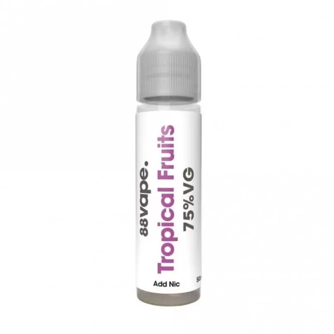 Tropical Fruits Shortfill E-Liquid by 88vape (50ml) - 0mg