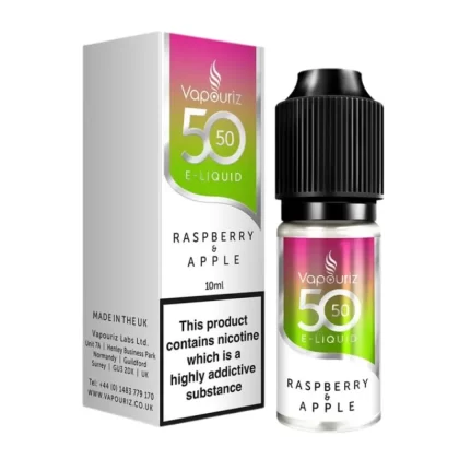 Raspberry & Apple E-Liquid 50/50 Series by Vapouriz (10ml) - 3mg