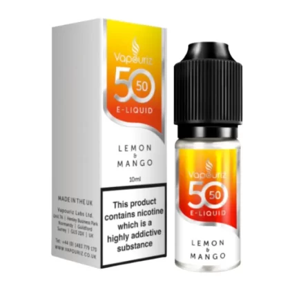 Lemon & Mango E-Liquid 50/50 Series by Vapouriz (10ml) - 12mg