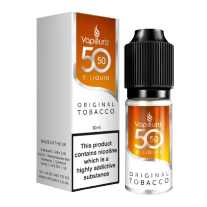 Original Tobacco E-Liquid 50/50 Series by Vapouriz (10ml) - 6mg