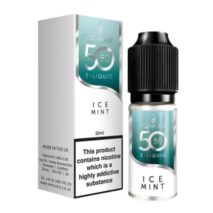 Ice Mint E-Liquid 50/50 Series by Vapouriz (10ml) - 3mg
