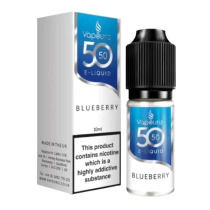 Blueberry E-Liquid 50/50 Series by Vapouriz (10ml) - 12mg