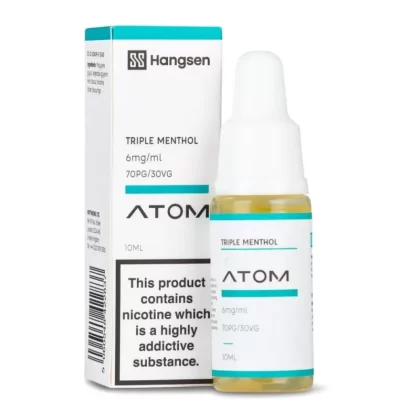 Triple Menthol E-Liquid Atom Series by Hangsen (10ml) - 0mg