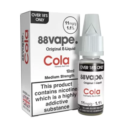 Cola (Red Cola) Liquid E-Liquid by 88vape (10ml) - 6mg