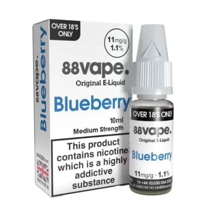 Blueberry Liquid E-Liquid by 88vape (10ml) - 11mg