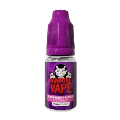Raspberry Ripple Ice Cream E-Liquid by Vampire Vape (10ml) - 12mg