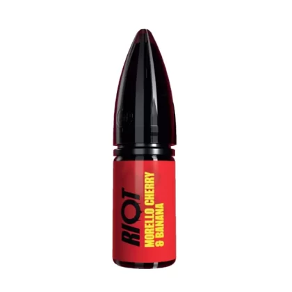 Morello Cherry & Banana Nic Salt E-Liquid Riot X by Riot Squad (10ml) - 5mg