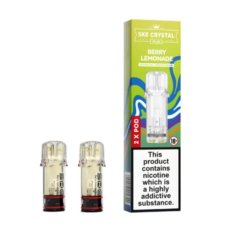 Berry Lemonade Prefilled Pods by SKE Crystal Plus (2 x 2ml) - 20mg