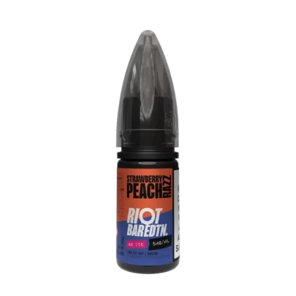 Strawberry Peach Razz Nic Salt E-Liquid Bar Edition No Ice by Riot Squad (10ml) - 20mg