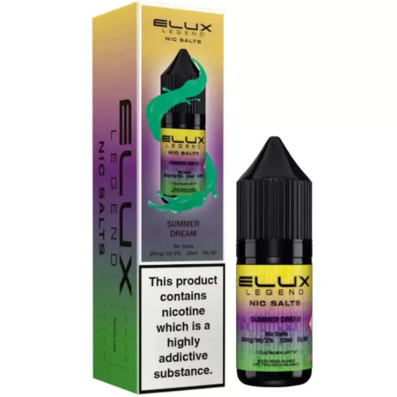 Summer Dream Nic Salt E-Liquid Legend Series by ELUX (10ml) - 10mg