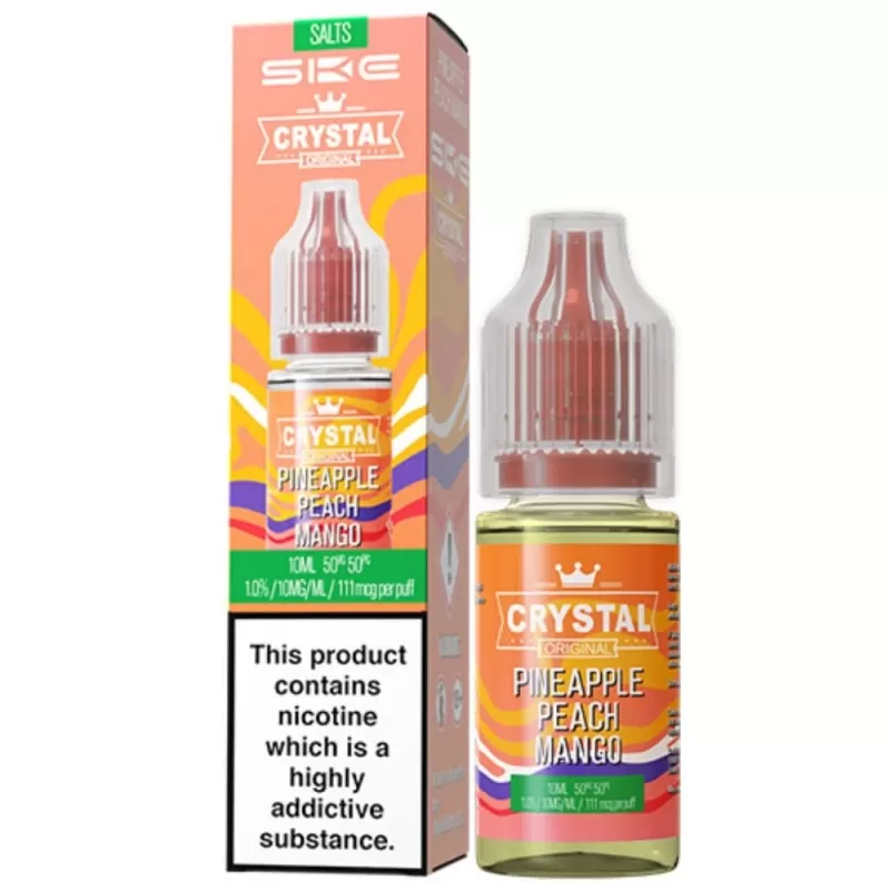 Pineapple Peach Mango Nic Salt E-Liquid Original Series by SKE Crystal (10ml) - 10mg