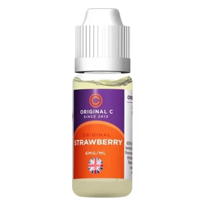Strawberry E-Liquid by Original C (10ml) - 6mg