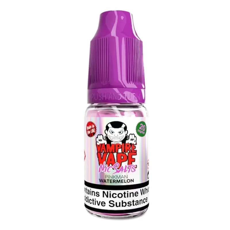 Pinkman Watermelon Nic Salt E-Liquid by Vampire Vape (10ml) - 20mg