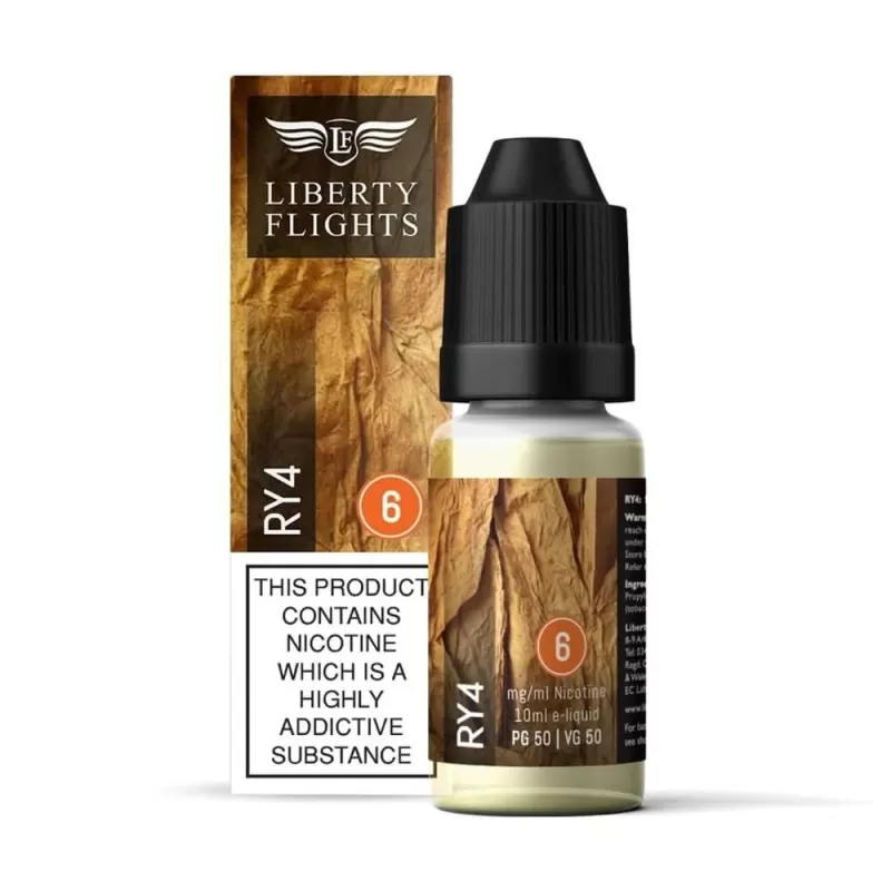 RY4 E-Liquid by Liberty Flights (10ml) - 18mg
