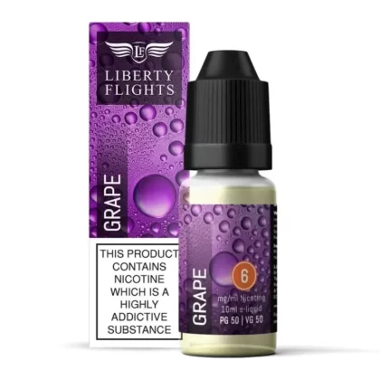 Grape E-Liquid by Liberty Flights (10ml) - 3mg