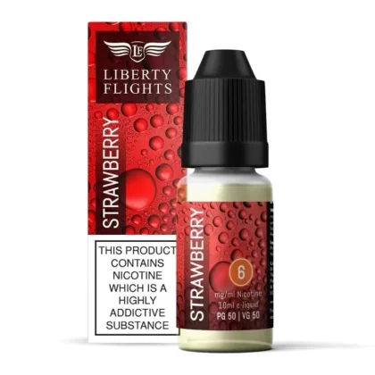 Strawberry E-Liquid by Liberty Flights (10ml) - 18mg