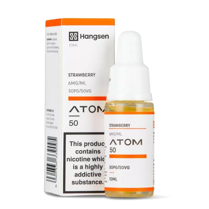 Strawberry E-Liquid Atom 50 Series by Hangsen (10ml) - 3mg