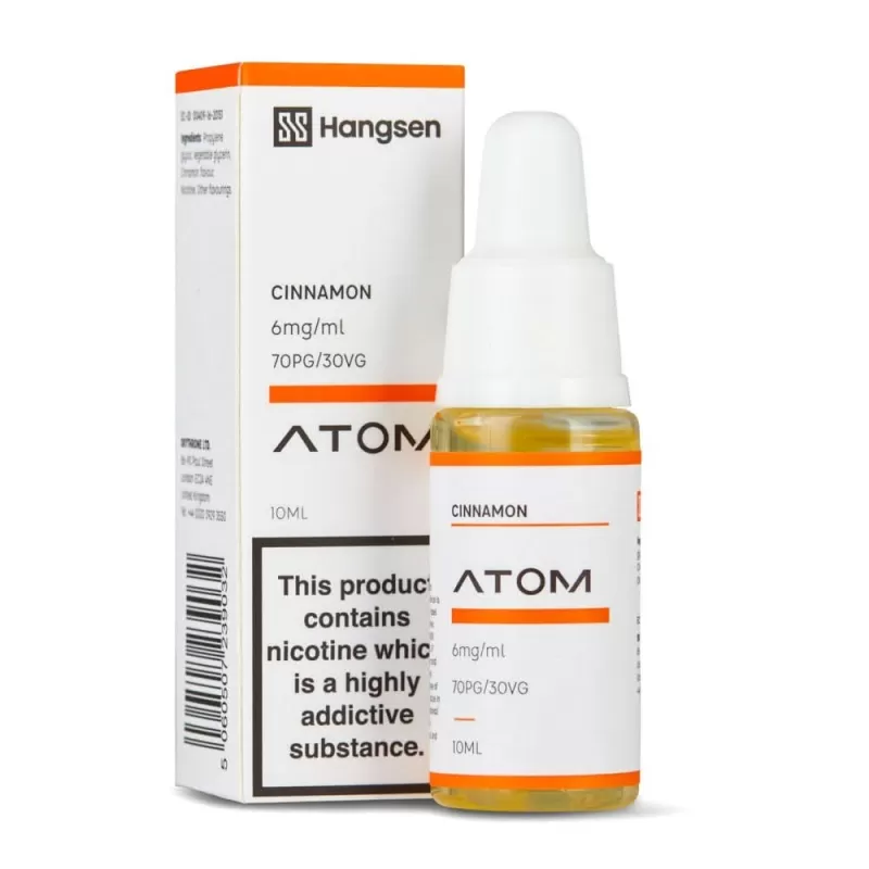 Cinnamon E-Liquid Atom Series by Hangsen (10ml) - 0mg