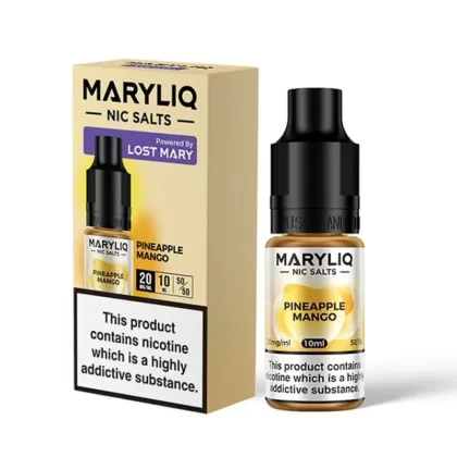 Pineapple Mango Nic Salt E-Liquid by Lost Mary Maryliq (10ml) - 10mg