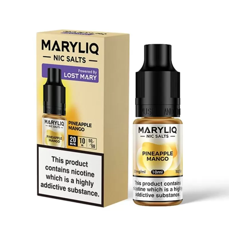 Pineapple Mango Nic Salt E-Liquid by Lost Mary Maryliq (10ml) - 10mg