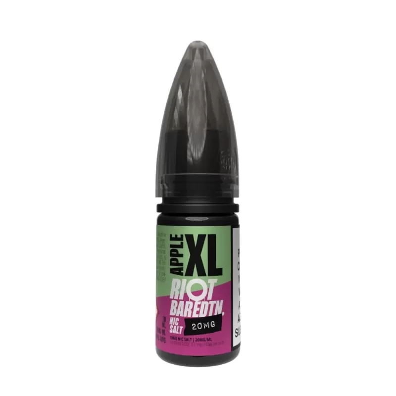Apple XL Nic Salt E-Liquid Bar Edition by Riot Squad (10ml) - 10mg