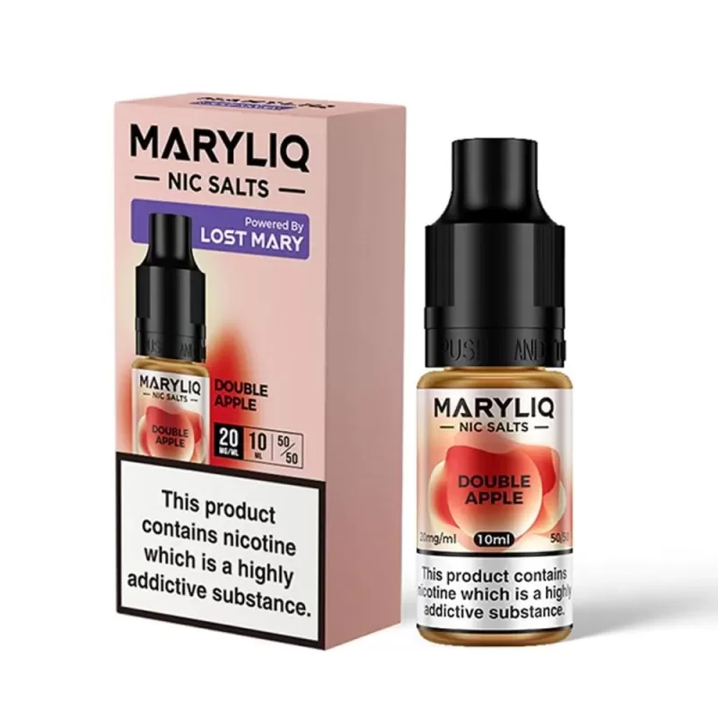 Double Apple Nic Salt E-Liquid by Lost Mary Maryliq (10ml) - 10mg