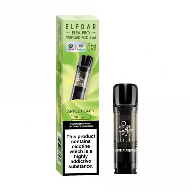 Apple Peach Prefilled Pods Elfa PRO Series by Elf Bar (2 x 2ml) - 20mg