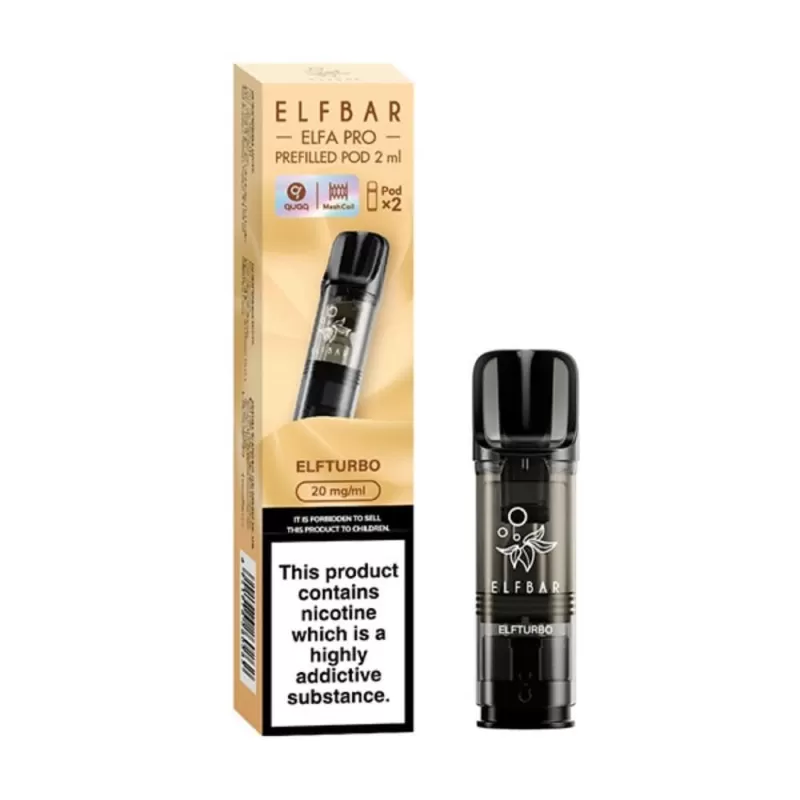 Elfturbo Prefilled Pods Elfa PRO Series by Elf Bar (2 x 2ml) - 20mg