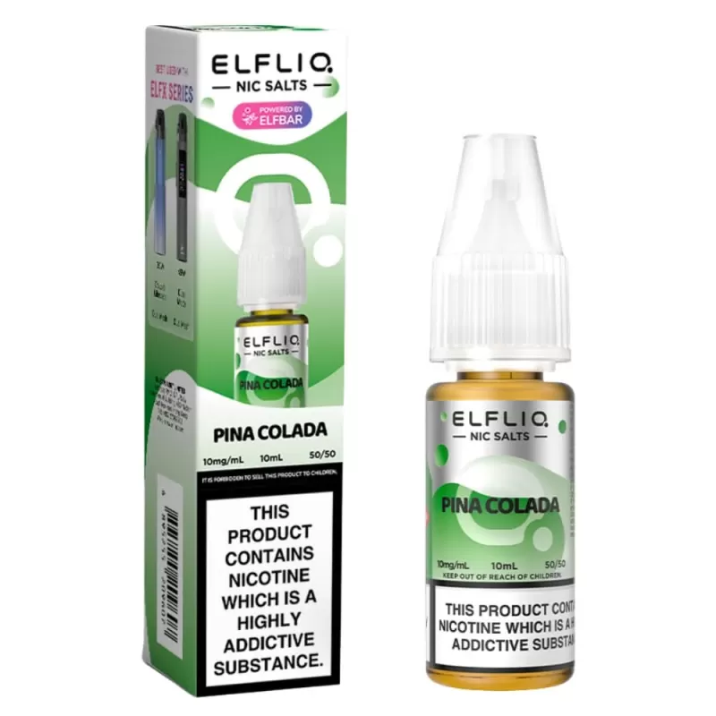 Pina Colada Nic Salt E-Liquid by Elf Bar Elfliq (10ml) - 20mg