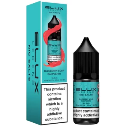 Blueberry Sour Raspberry Nic Salt E-Liquid Legend Series by ELUX (10ml) - 20mg