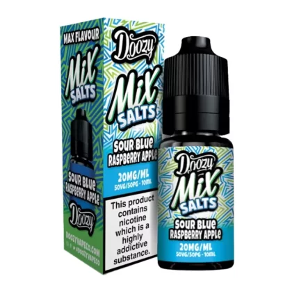 Sour Blue Raspberry Apple Nic Salt E-Liquid Mix Salts Series by Doozy Vape Co (10ml) - 10mg