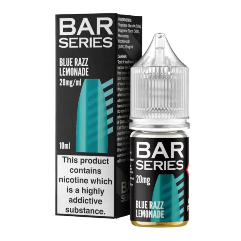 Blue Razz Lemonade Nic Salt E-Liquid by Bar Series (10ml) - 20mg