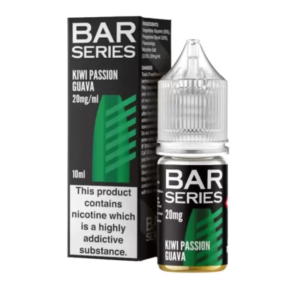 Kiwi Passion Guava Nic Salt E-Liquid by Bar Series (10ml) - 5mg