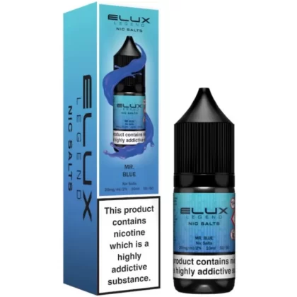 Mr. Blue Nic Salt E-Liquid Legend Series by ELUX (10ml) - 10mg