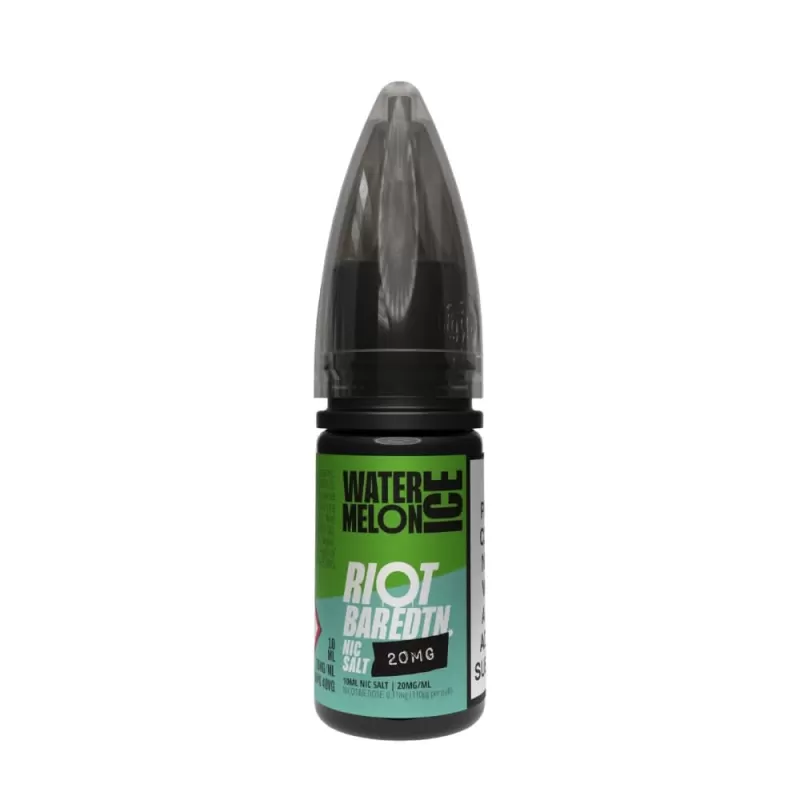 Watermelon Ice Nic Salt E-Liquid Bar Edition by Riot Squad (10ml) - 20mg
