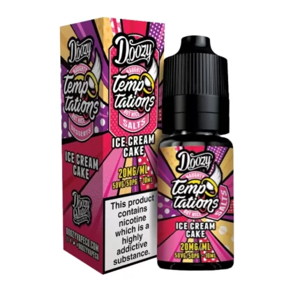 Ice Cream Cake Nic Salt E-Liquid Temptations Series by Doozy Vape Co (10ml) - 20mg
