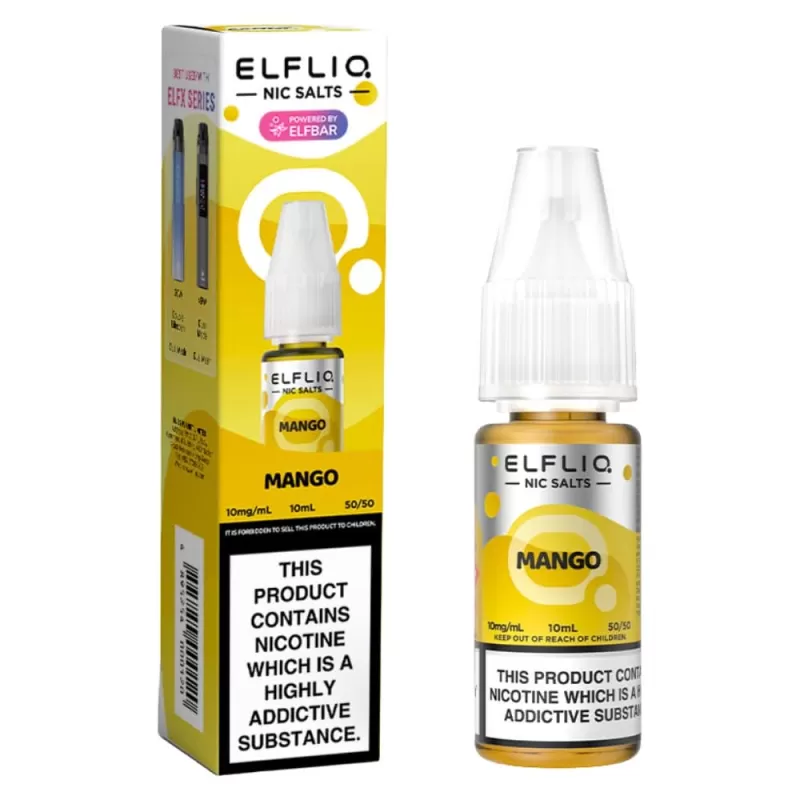 Mango Nic Salt E-Liquid by Elf Bar Elfliq (10ml) - 5mg