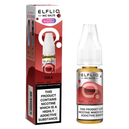 Cola Nic Salt E-Liquid by Elf Bar Elfliq (10ml) - 10mg