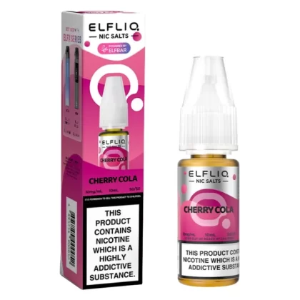 Cherry Cola Nic Salt E-Liquid by Elf Bar Elfliq (10ml) - 20mg