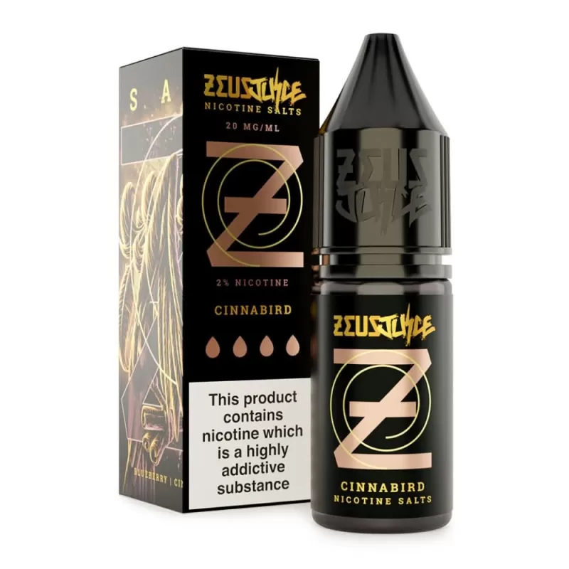 Cinnabird Nic Salt E-Liquid by Zeus Juice (10ml) - 10mg