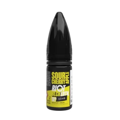 Sour Cherry & Apple E-Liquid Black Edition by Riot Squad (10ml) - 20mg