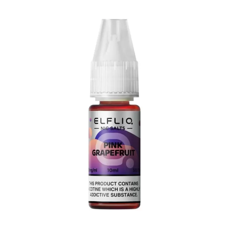 Pink Grapefruit Nic Salt E-Liquid by Elf Bar Elfliq (10ml) - 5mg - Image 2