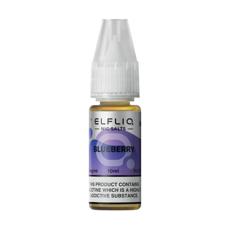 Blueberry Nic Salt E-Liquid by Elf Bar Elfliq (10ml) - 5mg - Image 2