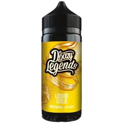 Gold Shortfill E-Liquid Legends Series by Doozy Vape Co (100ml) - 0mg